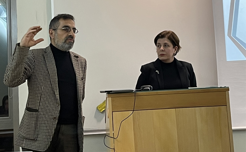 On December 9, 2022 co-founders of “Aren Mehrabyan” charitable foundation were hosted at the American University of Armenia.